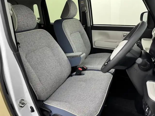 ダイハツ ムーヴ キャンバス ストライプス G 福岡県 2022(令4)年 1.2万km シャイニングホワイトパール/サンドベージュメタリック 純正ナビ／フルセグＴＶ　/バックカメラ　/ホッとカップホルダー　/前後ドライブレコーダー　/コーナーセンサー　/衝突被害軽減ブレーキ　/アイドリングストップ　/両側電動スライドドア　/シートヒーター　/プッシュスタート