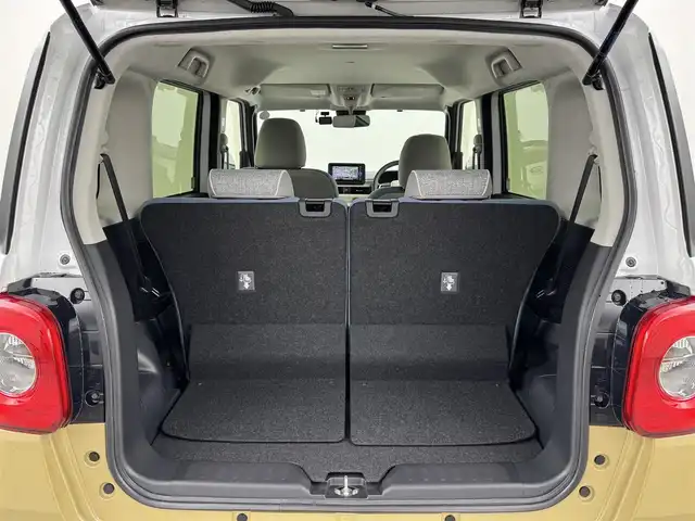 ダイハツ ムーヴ キャンバス ストライプス G 福岡県 2022(令4)年 1.2万km シャイニングホワイトパール/サンドベージュメタリック 純正ナビ／フルセグＴＶ　/バックカメラ　/ホッとカップホルダー　/前後ドライブレコーダー　/コーナーセンサー　/衝突被害軽減ブレーキ　/アイドリングストップ　/両側電動スライドドア　/シートヒーター　/プッシュスタート