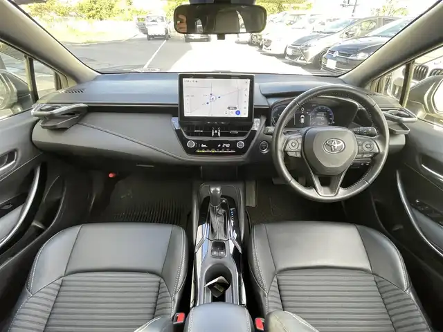 トヨタ カローラツーリング ハイブリッド ダブルバイビー 茨城県 2023(令5)年 3.5万km アティチュードブラックマイカ /トヨタセーフティセンス//モデリスタエアロ//ワンオーナー//純正ナビ/　　FM/AM/BT/ミラーキャスト/フルセグTV//レーダークルーズコントロール//バックカメラ//LEDヘッドライト//オートハイビーム//オートライト//革巻きステアリング//電子パーキング//オートブレーキホールド//ハーフレザー//社外アルミホイール//純正アルミホイール車載（黒色）//ETC2.0//スマートキー