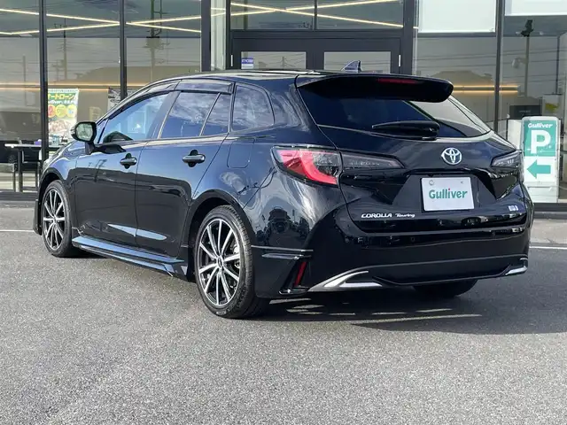 トヨタ カローラツーリング ハイブリッド ダブルバイビー 茨城県 2023(令5)年 3.5万km アティチュードブラックマイカ /トヨタセーフティセンス//モデリスタエアロ//ワンオーナー//純正ナビ/　　FM/AM/BT/ミラーキャスト/フルセグTV//レーダークルーズコントロール//バックカメラ//LEDヘッドライト//オートハイビーム//オートライト//革巻きステアリング//電子パーキング//オートブレーキホールド//ハーフレザー//社外アルミホイール//純正アルミホイール車載（黒色）//ETC2.0//スマートキー