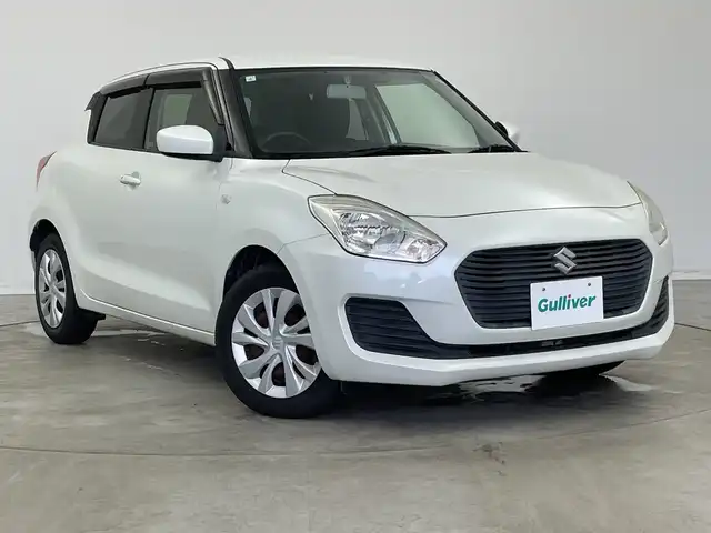 スズキ スイフト XG 新潟県 2019(平31)年 7.5万km ピュアホワイトP 純正メモリナビ【CN-RZ743W】/　フルセグTV/Bluetooth/CD/DVD/USB/D席シートヒーター/ドライブレコーダー/ビルトインETC/横滑り防止装置/禁煙車