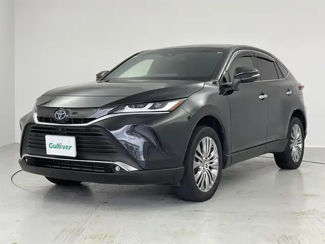 トヨタ ハリアー ハイブリッド Z レザーパッケージ 茨城県 2021(令3)年 3.1万km プレシャスブラックパール ＪＢＬサウンド　純正１２．３型ナビ　フルセグＴＶ　全周囲カメラ　ビルトインＥＴＣ２．０　衝突軽減ブレーキ　デジタルインナーミラー　シートヒーター　ベンチレーション　ワイヤレス充電　シートブラウン