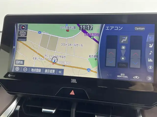 トヨタ ハリアー ハイブリッド Z レザーパッケージ 茨城県 2021(令3)年 3.1万km プレシャスブラックパール ＪＢＬサウンド　純正１２．３型ナビ　フルセグＴＶ　全周囲カメラ　ビルトインＥＴＣ２．０　衝突軽減ブレーキ　デジタルインナーミラー　シートヒーター　ベンチレーション　ワイヤレス充電　シートブラウン