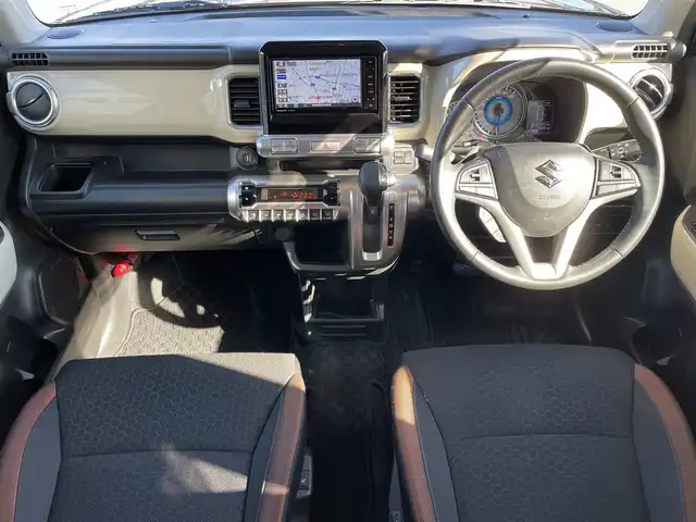 スズキ クロスビー HYBRID MZ 静岡県 2018(平30)年 10.5万km スーパーブラックパール 3トーンコーディネート ワンオーナー　/純正ナビ　/・フルセグＴＶ　/・Ｂｌｕｅｔｏｏｔｈ接続　/・ＤＶＤ再生　/・USB入力端子/クルーズコントロール　/衝突軽減システム　/プッシュスタート　/スマートキー　/スペアキー　/全方位カメラ　/前席シートヒーター　/ＬＥＤオートライト/オートハイビーム/リアコーナーセンサー/ETC/ドラレコ/取扱説明書/保証書