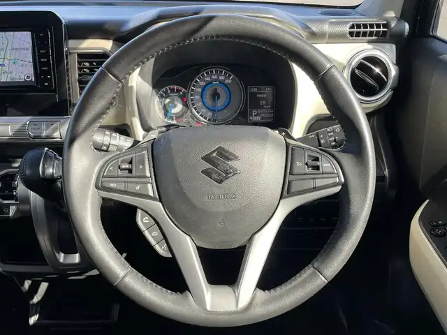 スズキ クロスビー HYBRID MZ 静岡県 2018(平30)年 10.5万km スーパーブラックパール 3トーンコーディネート ワンオーナー　/純正ナビ　/・フルセグＴＶ　/・Ｂｌｕｅｔｏｏｔｈ接続　/・ＤＶＤ再生　/・USB入力端子/クルーズコントロール　/衝突軽減システム　/プッシュスタート　/スマートキー　/スペアキー　/全方位カメラ　/前席シートヒーター　/ＬＥＤオートライト/オートハイビーム/リアコーナーセンサー/ETC/ドラレコ/取扱説明書/保証書