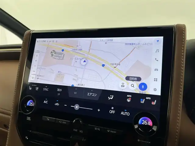 トヨタ ヴェルファイア ハイブリット エグゼクティブ ラウンジ 千葉県 2024(令6)年 1.9万km ブラック 禁煙車/純正14インチディスプレイ/　ナビ機能付き/BT/フルセグTV/純正14インチリアエンターテイメント/JBLプレミアムサウンドシステム/左右独立ムーンルーフ/パノラミックビューモニター/トヨタチームメイト/　・プリクラッシュセーフティ（PCS）/　・レーントレーシングアシスト（LTA）/　・レーンディパーチャーアラート（LDA）/　・レーダークルーズコントロール/　・アダプティブハイビームシステム（AHS）/オートマチックハイビーム（AHB）/　・ロードサインアシスト（RSA）/　・ドライバー異常時対応システム/　・プロアクティブドライビングアシスト（PDA）/　・発進遅れ告知機能（TMN）/　・緊急時操舵支援（アクティブ操舵機能付）/　・フロントクロストラフィックアラート（FCTA）/　・レーンチェンジアシスト（LCA）/ブラインドスポットモニター/レーダークルーズコントロール/コーナーセンサー/デジタルインナーミラー/前席・セカンドシートシートヒーター/エアシート/両側パワースライドドア/ETC2.0/パワーバックドア/AC100V/ヘッドアップディスプレイ