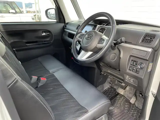 ダイハツ タント カスタム RS トップED SA Ⅲ 愛知県 2018(平30)年 4.8万km パールホワイトⅢ ・純正8インチメモリーナビ/・フルセグテレビ/・CD/DVD再生機能/・ミュージックサーバー（SD録音）/・Bluetooth/USB/HDMI接続機能/・バックカメラ/・ETC/・ハーフレザーシート/・ベンチシート/・シートヒーター（運転席）/・純正15インチアルミホイール/・純正LEDヘッドライト/・オートマチックハイビーム/・衝突軽減ブレーキ/・レーンキープアシスト/・純正ナビ連動ドライブレコーダー（前方向）/・スマートキー/・プッシュスタート/・オートエアコン/・アイドリングストップ