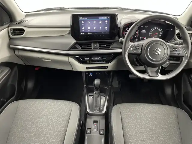 スズキ スイフト HYBRID MZ 福井県 2024(令6)年 1万km 青 純正9型メモリナビ/（CD・DVD・TV・FM・AM・Bluetooth・USB・Ipod・HDMI・AppleCArPlay・AndroidAuto）/全方位カメラ /スペアキー　/電子パーキング/純正ビルトインETC /シートヒーター /純正アルミホイール /前後センサー/LEDヘッドライト/ABS/レーンキープアシスト/横滑り防止装置/オートライト/LEDヘッドライト