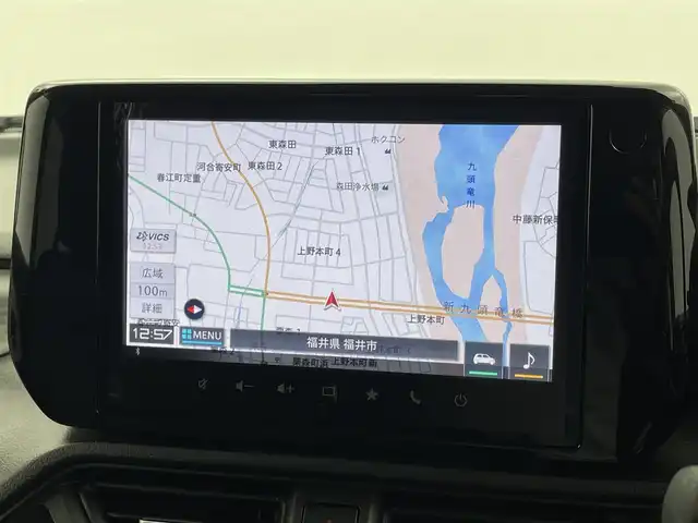 スズキ スイフト HYBRID MZ 福井県 2024(令6)年 1万km 青 純正9型メモリナビ/（CD・DVD・TV・FM・AM・Bluetooth・USB・Ipod・HDMI・AppleCArPlay・AndroidAuto）/全方位カメラ /スペアキー　/電子パーキング/純正ビルトインETC /シートヒーター /純正アルミホイール /前後センサー/LEDヘッドライト/ABS/レーンキープアシスト/横滑り防止装置/オートライト/LEDヘッドライト