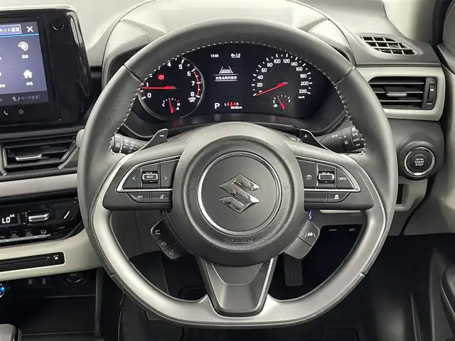 スズキ スイフト HYBRID MZ 福井県 2024(令6)年 1万km 青 純正9型メモリナビ/（CD・DVD・TV・FM・AM・Bluetooth・USB・Ipod・HDMI・AppleCArPlay・AndroidAuto）/全方位カメラ /スペアキー　/電子パーキング/純正ビルトインETC /シートヒーター /純正アルミホイール /前後センサー/LEDヘッドライト/ABS/レーンキープアシスト/横滑り防止装置/オートライト/LEDヘッドライト