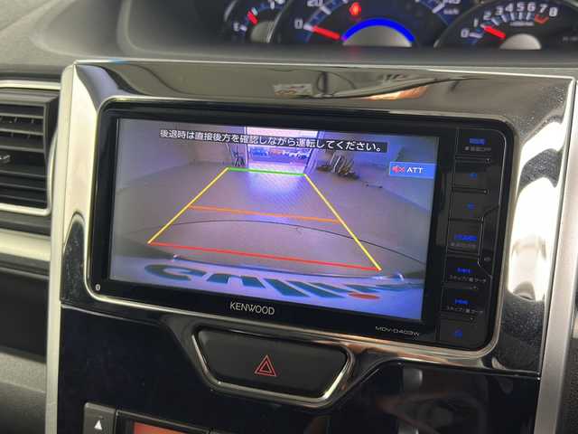 ダイハツ タント カスタム RS トップED SAⅡ 福島県 2016(平28)年 6.6万km パールホワイトⅢ /禁煙車/／ＳＤナビ/／フルセグ/／ＥＴＣ/／両側電動スライドドア/／衝突軽減装置/／スマートキー/／オートライト/／オートエアコン/／純正１５インチアルミホイール/／シートカバー/／電動格納ミラー/／横滑り防止