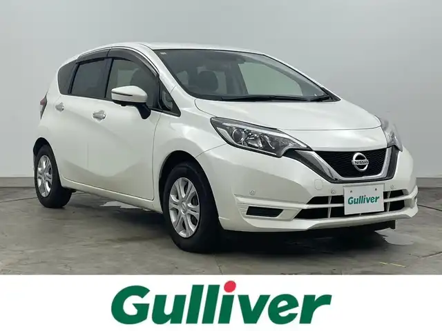 日産 ノート X DIG－S 岡山県 2018(平30)年 5.8万km ブリリアントホワイトパール 純正ナビ	(MM318D-W)/【ナビ/フルセグ/Bluetooth/DVD】	/アラウンドビューモニター	/オートハイビーム	/オートライト/ETC		/衝突軽減ブレーキシステム	/車線逸脱防止システム	/横滑り防止装置	/社外ドライブレコーダー（前後）	/コーナーセンサー（前後）	/純正フロアマット	/ステアリングスイッチ	/プッシュスタート	/スマートキー×2	/取扱説明書/踏み間違い防止装置/ISOFIX/チルトステアリング/シートリフター/ウィンカーミラー/ドアバイザー