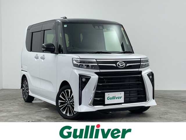 ダイハツ タント カスタム RS 三重県 2024(令6)年 0.8万km ブラックマイカメタリック/シャイニングホワイトパール /禁煙車//純正9インチDA//Bluetooth/AppleCarPray/AndroidAuto/HDMI/USB//ハーフレザーシート//前席シートヒーター//バックカメラ//両側パワースライドドア//前後ドライブレコーダー//電動パーキング//オートハイビーム//フルセグ//純正15インチAW