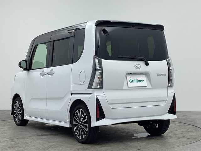 ダイハツ タント カスタム RS 三重県 2024(令6)年 0.8万km ブラックマイカメタリック/シャイニングホワイトパール /禁煙車//純正9インチDA//Bluetooth/AppleCarPray/AndroidAuto/HDMI/USB//ハーフレザーシート//前席シートヒーター//バックカメラ//両側パワースライドドア//前後ドライブレコーダー//電動パーキング//オートハイビーム//フルセグ//純正15インチAW