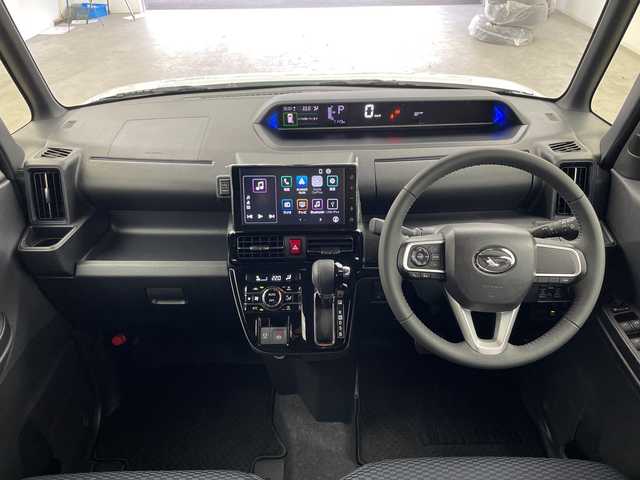 ダイハツ タント カスタム RS 三重県 2024(令6)年 0.8万km ブラックマイカメタリック/シャイニングホワイトパール /禁煙車//純正9インチDA//Bluetooth/AppleCarPray/AndroidAuto/HDMI/USB//ハーフレザーシート//前席シートヒーター//バックカメラ//両側パワースライドドア//前後ドライブレコーダー//電動パーキング//オートハイビーム//フルセグ//純正15インチAW