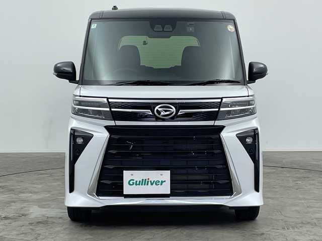 ダイハツ タント カスタム RS 三重県 2024(令6)年 0.8万km ブラックマイカメタリック/シャイニングホワイトパール /禁煙車//純正9インチDA//Bluetooth/AppleCarPray/AndroidAuto/HDMI/USB//ハーフレザーシート//前席シートヒーター//バックカメラ//両側パワースライドドア//前後ドライブレコーダー//電動パーキング//オートハイビーム//フルセグ//純正15インチAW