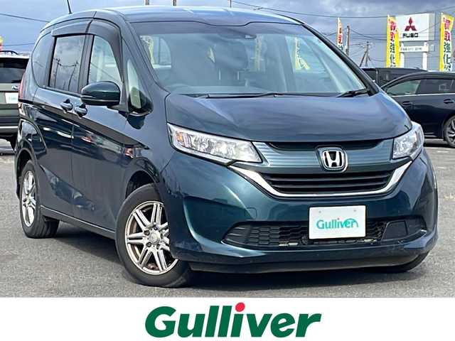 ホンダ フリード＋ G 道央・札幌 2018(平30)年 7.9万km フォレストグリーンパール ワンオーナー/社外メモリーナビ/CD/DVD/BT/フルセグ/CMBS/横滑り防止装置/アダプティブクルーズコントロール/ヒルスタートアシスト/レーンキープアシスト/バックカメラ/ビルトインETC/ドライブレコーダー/アイドリングストップ/ECONモード/片側パワースライドドア/ステアリングリモコン/レーダー探知機/プッシュスタート/スマートキー/ハロゲンヘッドライト/ヘッドライトレベライザー/電動格納ミラー/ウィンカーミラー/純正フロアマット/ドアバイザー/社外エンジンスターター