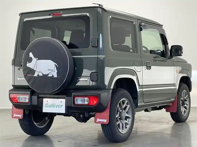 スズキ ジムニー XC 愛知県 2018(平30)年 6.4万km ジャングルグリーン 社外８型ナビ　フルセグＴＶ　禁煙　シートヒーター　クルーズコントロール　デュアルセンサーブレーキ　衝突軽減　車線逸脱　ＬＥＤオートライト　フォグランプ　背面タイヤ　純正マッドフラップ　純正フロアマット
