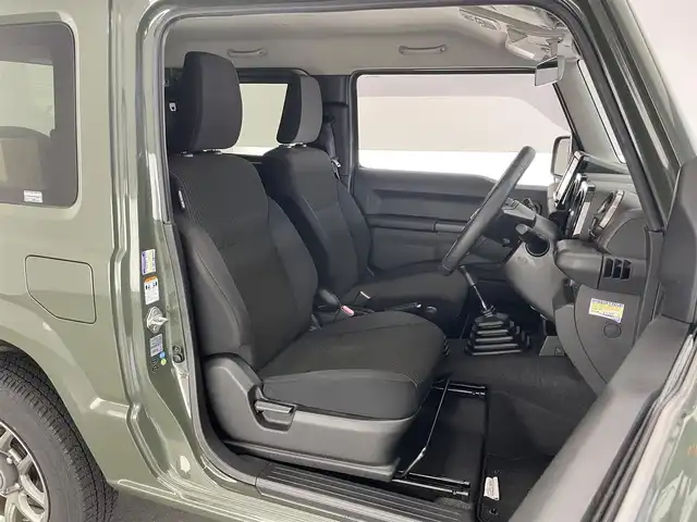 スズキ ジムニー XC 愛知県 2018(平30)年 6.4万km ジャングルグリーン 社外８型ナビ　フルセグＴＶ　禁煙　シートヒーター　クルーズコントロール　デュアルセンサーブレーキ　衝突軽減　車線逸脱　ＬＥＤオートライト　フォグランプ　背面タイヤ　純正マッドフラップ　純正フロアマット