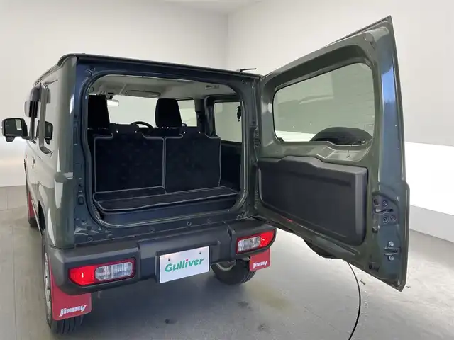 スズキ ジムニー XC 愛知県 2018(平30)年 6.4万km ジャングルグリーン 社外８型ナビ　フルセグＴＶ　禁煙　シートヒーター　クルーズコントロール　デュアルセンサーブレーキ　衝突軽減　車線逸脱　ＬＥＤオートライト　フォグランプ　背面タイヤ　純正マッドフラップ　純正フロアマット