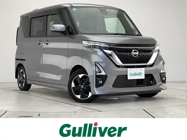 日産 ルークス ハイウェイスター X 愛知県 2021(令3)年 3.6万km チタニウムグレーメタリック 純正ナビ/全方位カメラ/片側パワースライド/バックカメラ/コーナーセンサー/純正アルミホイール/LEDヘッドライト/衝突軽減システム/CD/Bluetooth/ステアリングスイッチ/スマートキー/プッシュスタート