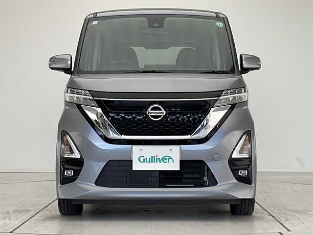 日産 ルークス ハイウェイスター X 愛知県 2021(令3)年 3.6万km チタニウムグレーメタリック 純正ナビ/全方位カメラ/片側パワースライド/バックカメラ/コーナーセンサー/純正アルミホイール/LEDヘッドライト/衝突軽減システム/CD/Bluetooth/ステアリングスイッチ/スマートキー/プッシュスタート