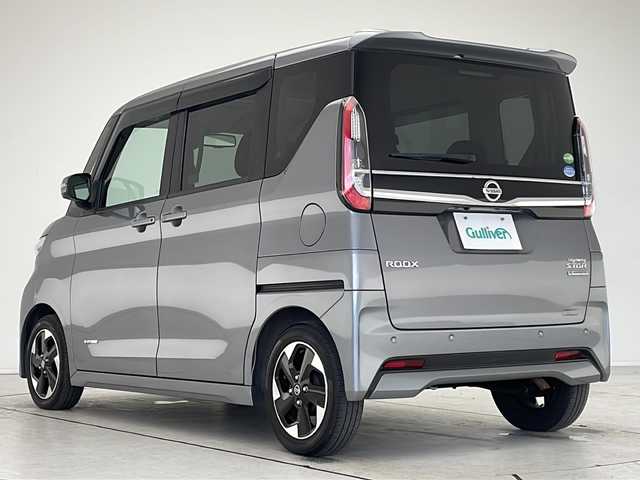 日産 ルークス ハイウェイスター X 愛知県 2021(令3)年 3.6万km チタニウムグレーメタリック 純正ナビ/全方位カメラ/片側パワースライド/バックカメラ/コーナーセンサー/純正アルミホイール/LEDヘッドライト/衝突軽減システム/CD/Bluetooth/ステアリングスイッチ/スマートキー/プッシュスタート