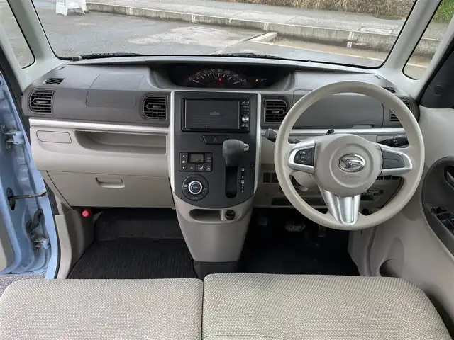 ダイハツ タント X SAⅡ 富山県 2015(平27)年 6万km シルキーブルーP ワンオーナー／/純正ナビ／/フルセグＴＶ／/ＤＶＤ再生／/Ｂｌｕｅｔｏｏｔｈ／/バックカメラ／/両側パワースライドドア／/スマートキー／/スマートアシスト／/ＥＴＣ／/アイドリングストップ／/衝突軽減ブレーキ