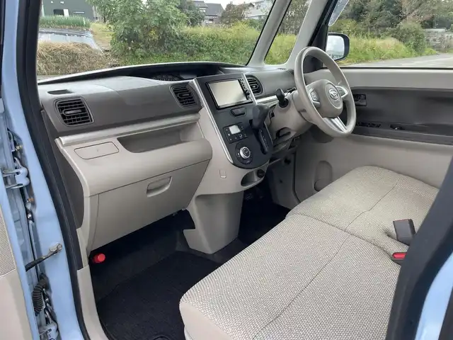 ダイハツ タント X SAⅡ 富山県 2015(平27)年 6万km シルキーブルーP ワンオーナー／/純正ナビ／/フルセグＴＶ／/ＤＶＤ再生／/Ｂｌｕｅｔｏｏｔｈ／/バックカメラ／/両側パワースライドドア／/スマートキー／/スマートアシスト／/ＥＴＣ／/アイドリングストップ／/衝突軽減ブレーキ