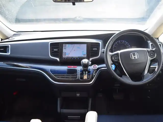 ホンダ オデッセイ アブソルート 20thアニバーサリー 兵庫県 2014(平26)年 2.1万km 黒 ワンオーナー/純正ナビ/バックカメラ/ETC/フルセグTV/両側パワースライドドア/CTBA/ステアリングリモコン/クルーズコントロール/パドルシフト/LEDヘッドライト/あんしんパッケージ/オートライト/純正アルミホイール/スマートキー