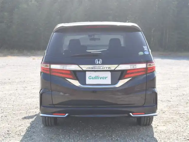 ホンダ オデッセイ アブソルート 20thアニバーサリー 兵庫県 2014(平26)年 2.1万km 黒 ワンオーナー/純正ナビ/バックカメラ/ETC/フルセグTV/両側パワースライドドア/CTBA/ステアリングリモコン/クルーズコントロール/パドルシフト/LEDヘッドライト/あんしんパッケージ/オートライト/純正アルミホイール/スマートキー