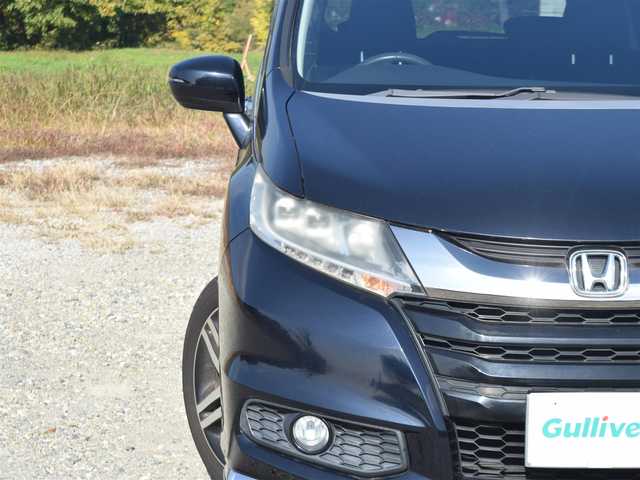 ホンダ オデッセイ アブソルート 20thアニバーサリー 兵庫県 2014(平26)年 2.1万km 黒 ワンオーナー/純正ナビ/バックカメラ/ETC/フルセグTV/両側パワースライドドア/CTBA/ステアリングリモコン/クルーズコントロール/パドルシフト/LEDヘッドライト/あんしんパッケージ/オートライト/純正アルミホイール/スマートキー