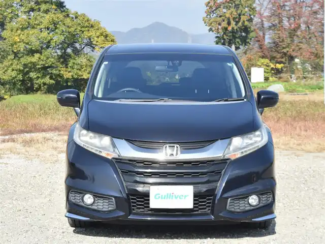 ホンダ オデッセイ アブソルート 20thアニバーサリー 兵庫県 2014(平26)年 2.1万km 黒 ワンオーナー/純正ナビ/バックカメラ/ETC/フルセグTV/両側パワースライドドア/CTBA/ステアリングリモコン/クルーズコントロール/パドルシフト/LEDヘッドライト/あんしんパッケージ/オートライト/純正アルミホイール/スマートキー