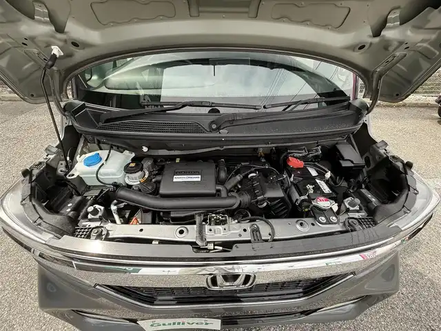 ホンダ Ｎ ＢＯＸ カスタム G L ホンダセンシング 千葉県 2019(令1)年 3.5万km シャイニンググレーM 社外SDナビ/　(CD/DVD/SD/Bluetooth)/フルセグTV/バックカメラ/前後ドライブレコーダー (ZDR-015)/ビルトインETC/アダプティブクルーズコントロール/ホンダセンシング/　●衝突軽減ブレーキ/　●誤発進抑制機能/　●後方誤発進抑制機能/　●歩行者事故低減ステアリング/　●路外逸脱抑制機能/　●LKAS〈車線維持支援システム〉/　●先行車発進お知らせ機能/　●標識認識機能/左側パワースライドドア/リア席サイドサンシェード/オートライト/オートハイビーム/LEDヘッドライト/LEDフォグランプ/ウィンカー付き電動格納ミラー/ドアバイザー/ダブル＆サイド＆カーテンエアバッグ/取扱説明書/ナビ取扱説明書