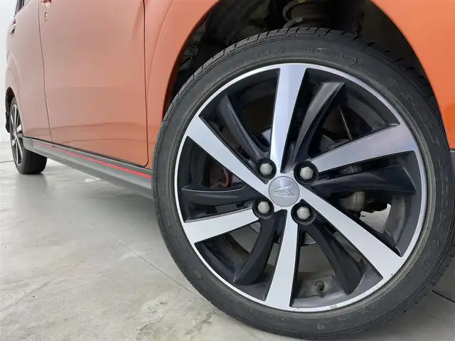 ダイハツ キャスト スポーツ SAⅡ 福岡県 2015(平27)年 7.2万km トニコオレンジメタリック 純正８型ナビ（ＢＴ，フルセグＴＶ）　/バックカメラ　/ＥＴＣ　/コーナーセンサー　/衝突被害軽減ブレーキ　/横滑り防止　/アイドリングストップ　/パドルシフト　/ハーフレザー　/シートヒーター　/純正１６インチＡＷ