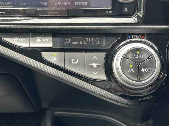 トヨタ アクア G ブラックソフトレザーセレ 兵庫県 2015(平27)年 6.3万km ライムホワイトパールクリスタルシャイン クルーズコントロール/モデリスタアルミホイール/前方ドライブレコーダー/バックカメラ/社外ワンインチナビ/Bluetooth接続/LEDヘッドライト/社外フロアマット/オートライト/ハーフレザシート/ECOモード/スイッチスタート/スマートキー