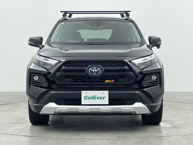 トヨタ ＲＡＶ４ ハイブリッド アドベンチャー 群馬県 2024(令6)年 2.7万km アティチュードブラックマイカ 純正１０．５型ナビ　バックカメラ　アダプティブクルーズコントロール　レーンキープアシスト　シートベンチレーション　シートヒーター　クリアランスソナー　オートマチックハイビーム　ＬＥＤ　ＥＴＣ　禁煙車