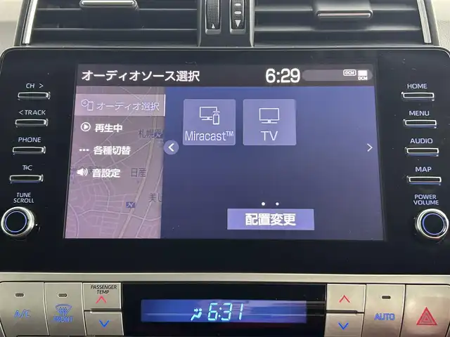 トヨタ ランドクルーザー プラド TX Lパッケージ ブラックED 道央・札幌 2020(令2)年 1万km ブラック ・４ＷＤ/・衝突軽減/・純正ナビ/・BT/USB/フルセグTV/・全方位カメラ/・ＥＴＣ2.0/・RSA/・BSM/・PCS/・アダプティブクルーズコントロール/・レーンキープアシスト/・ダウンヒルアシスト/・シートヒーター/・シートエアコン/・本革シート/・パワーシート/・ドライブレコーダー/・ＬＥＤヘッドライト/・オートライト/・オートマチックハイビーム/・フォグランプ/・プッシュスタート/・スマートキー/・３列シート/・電動格納サードシート/・パワーステアリング/・パワーウィンドウ/・コーナーセンサー/・純正フロアマット/・ルーフレール/・純正アルミホイール/・ドアバイザー