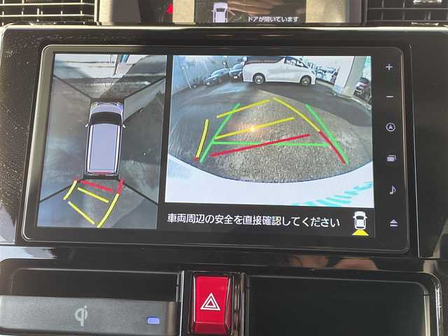 トヨタ ルーミー カスタムG 大阪府 2024(令6)年 0.2万km ブラックマイカメタリック/パールホワイト2トーン ワンオーナー/9型ナビ フルセグTV/CD DVD BT HDMI USB/全方位カメラ/2.0ETC/両側パワースライドドア/シートヒーター/コーナーセンサー/前後ドラレコ/衝突被害軽減ブレーキ/レーダークルーズコントロール/レーンアシスト/オートマチックハイビーム/LEDオートヘッドライト/フォグライト/横滑り防止/スマートキー/保証書 取説/禁煙車