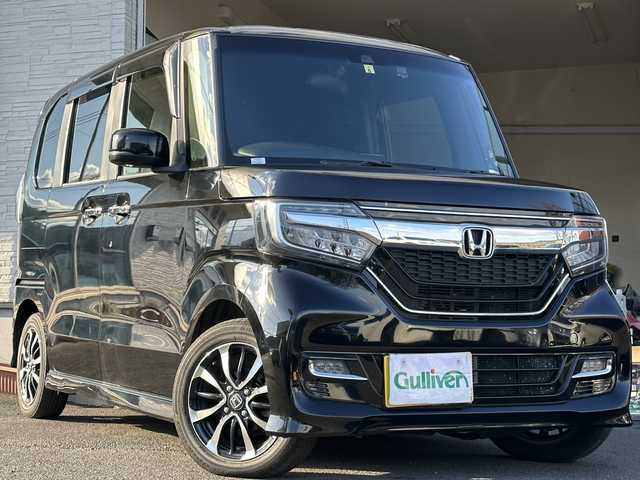 ホンダ Ｎ ＢＯＸ カスタム G L ホンダセンシング 大分県 2019(平31)年 3.7万km クリスタルブラックパール 両側パワースライドドア/純正ナビ/フルセグTV/Bluetooth/DVD/純正フロアマット/純正ビルトインETC/純正ドラレコ/純正LEDヘッドライト/フォグランプ/オートライト/衝突被害軽減システム/盗難防止装置/横滑り防止装置/レーンキープアシスト/コーナーセンサー/クルーズコントロール