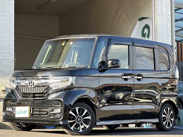 ホンダ Ｎ ＢＯＸ カスタム G L ホンダセンシング 大分県 2019(平31)年 3.7万km クリスタルブラックパール 両側パワースライドドア/純正ナビ/フルセグTV/Bluetooth/DVD/純正フロアマット/純正ビルトインETC/純正ドラレコ/純正LEDヘッドライト/フォグランプ/オートライト/衝突被害軽減システム/盗難防止装置/横滑り防止装置/レーンキープアシスト/コーナーセンサー/クルーズコントロール