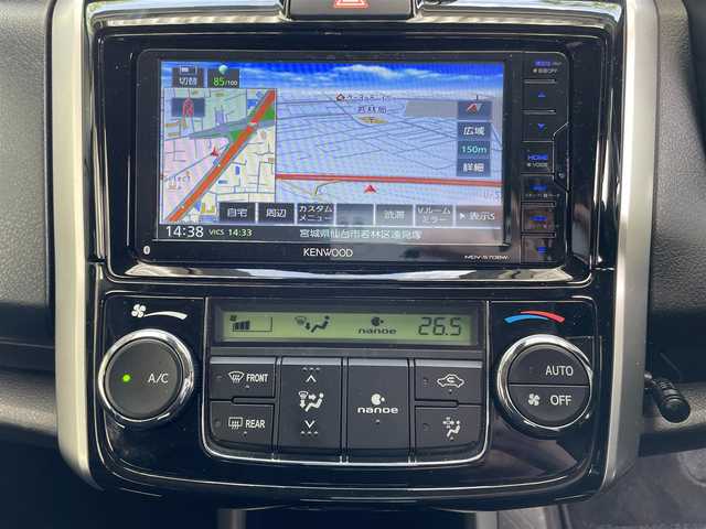 トヨタ カローラ フィールダー 1．5G 宮城県 2015(平27)年 6.2万km ブラックマイカ 社外ナビ/フルセグテレビ/USB/AM/FM/Bluetooth/CD/DVD/ビルトインＥＴＣ/レーンキープアシスト/横滑り防止装置/プリクラッシュセーフティ/オートライト/プッシュスタート/純正フロアマット/スマートキー