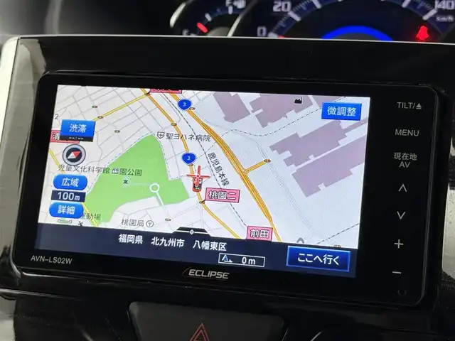 ダイハツ タント カスタム X トップED SAⅡ 福岡県 2016(平28)年 6.6万km パールホワイトⅢ 社外ナビ（フルセグＴＶ）　/ＥＴＣ　/衝突軽減ブレーキ　/横滑り防止装置　/アイドリングストップ　/片側電動スライドドア　/プッシュスタート　/電動格納式ドアミラー　/ハーフレザー　/純正１４インチＡＷ　/ＬＥＤライト