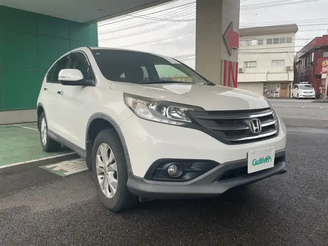 ホンダ ＣＲ－Ｖ 24G 茨城県 2012(平24)年 9.1万km ホワイトオーキッドパール 純正ナビ/テレビキャンセラー/ETC/パドルシフト/クルーズコントロール/エンジンスターター/電格ミラー/純正フロアマット