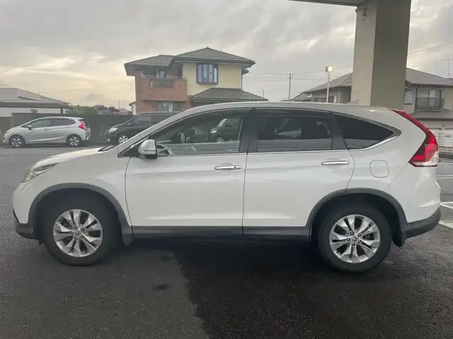 ホンダ ＣＲ－Ｖ 24G 茨城県 2012(平24)年 9.1万km ホワイトオーキッドパール 純正ナビ/テレビキャンセラー/ETC/パドルシフト/クルーズコントロール/エンジンスターター/電格ミラー/純正フロアマット