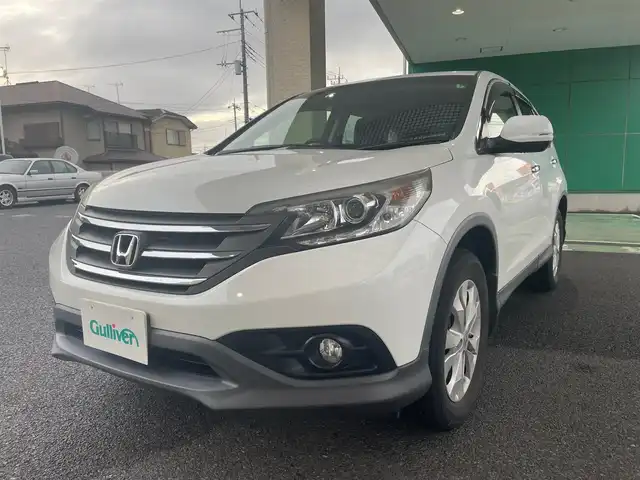 ホンダ ＣＲ－Ｖ 24G 茨城県 2012(平24)年 9.1万km ホワイトオーキッドパール 純正ナビ/テレビキャンセラー/ETC/パドルシフト/クルーズコントロール/エンジンスターター/電格ミラー/純正フロアマット