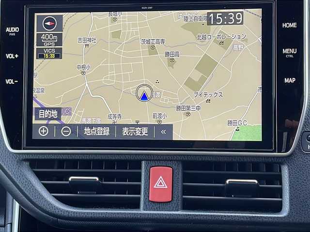 トヨタ ヴォクシー ハイブリッド ZS 煌Ⅲ 茨城県 2021(令3)年 1.2万km ブラック セーフティセンス/純正フリップダウンモニター/純正ナビ/　　CD/DVD/BT/フルセグ/バックカメラ/両側パワースライドドア /クルーズコントロール/LEDオートライト/オートマチックハイビーム/ハーフレザーシート/シートヒーター /純正16インチアルミホイール/クリアランスソナー /ステアリングスイッチ/スマートキー/ETC