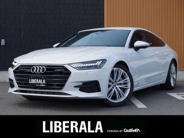 アウディ Ａ７ SB 55TFSIクワトロ 1stエディション 埼玉県 2018(平30)年 1.1万km グレイシアホワイトメタリック 特別仕様車/ブラックハーフレザーシート/アダプティブクルーズコントロール/マトリクスLED/バーチャルコックピット/CarPlay/パークセンサー/全周囲カメラ/純正ナビ/ETC/フルセグTV/シートヒーター/イージークローザードア