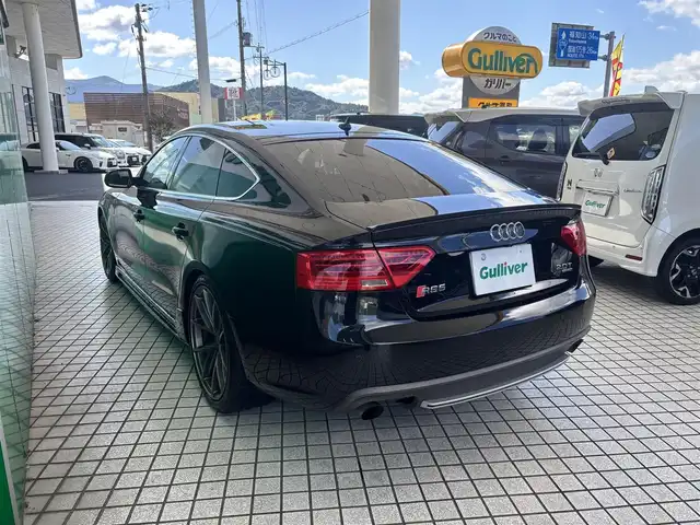 アウディ Ａ５ SB 2．0 TFSI クワトロ 京都府 2013(平25)年 5.3万km 黒 純正マルチナビ、Bluetooth/パドルシフト/黒革シート/前席シートヒーター/前席パワーシート/ディスチャージ/ETC/社外19インチアルミホイール/保証書/取扱説明書
