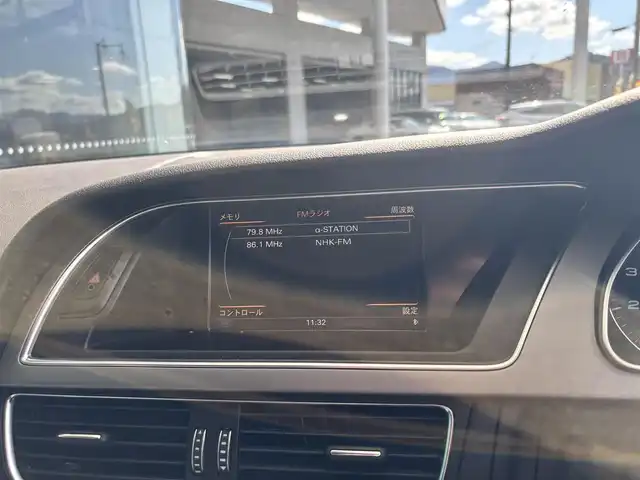 アウディ Ａ５ SB 2．0 TFSI クワトロ 京都府 2013(平25)年 5.3万km 黒 純正マルチナビ、Bluetooth/パドルシフト/黒革シート/前席シートヒーター/前席パワーシート/ディスチャージ/ETC/社外19インチアルミホイール/保証書/取扱説明書